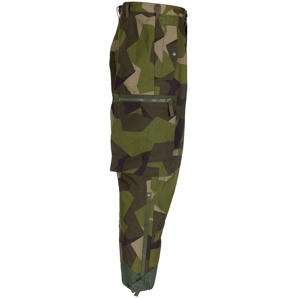 Pantalones suecos M 90 originales del ejército - vista frontal