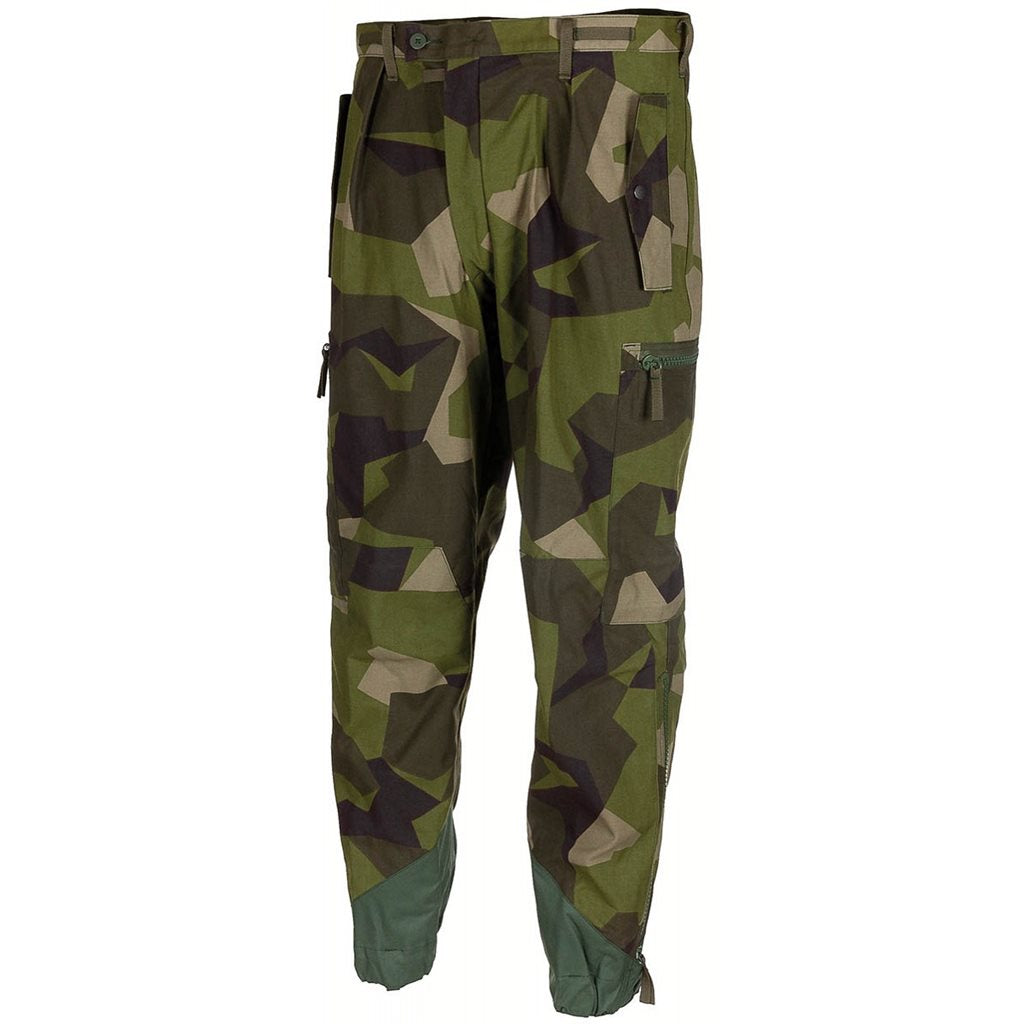 Pantalones suecos M 90 originales del ejército - vista frontal