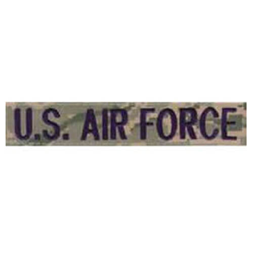 Parche U.S. AIRFORCE 12,5 cm Velcro ACU digital bordado, fabricado en EE. UU.