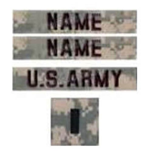 Set de 4 parches U.S. Army VELCRO ACU Digital - imagen del producto