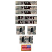 Parches U.S. ARMY set 10 uds Velcro ACU digital
