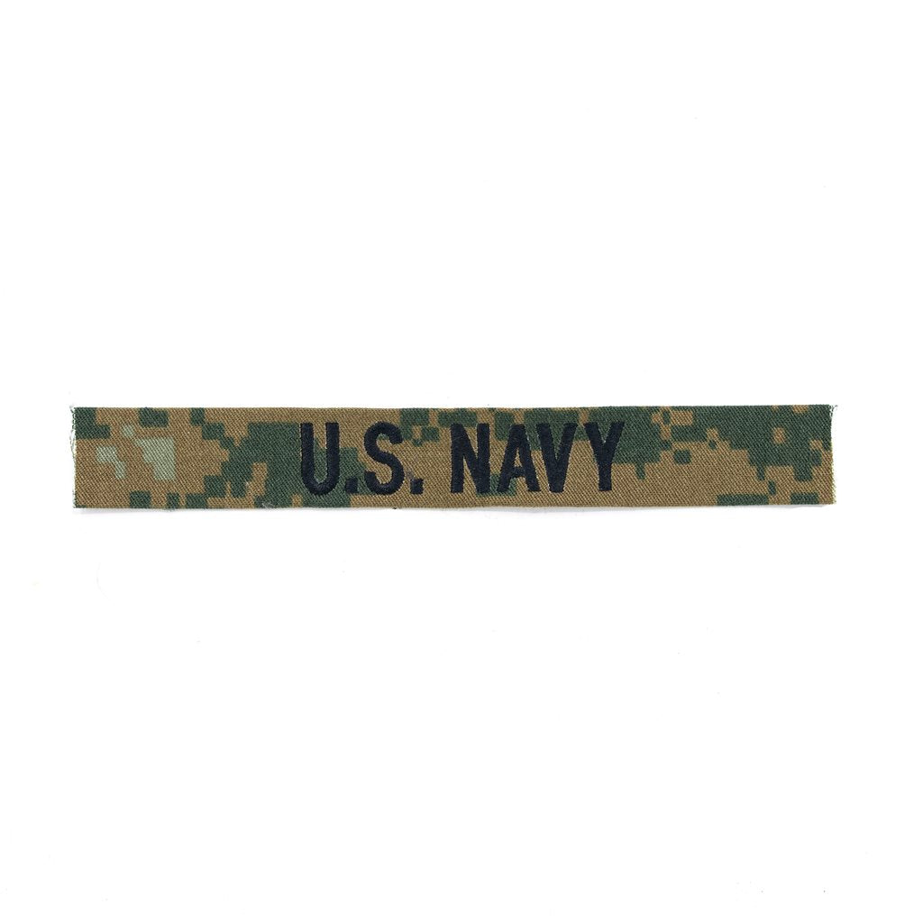 Parche U.S. NAVY en MARPAT Woodland bordado, fabricado en EE. UU., apto para coser en prendas