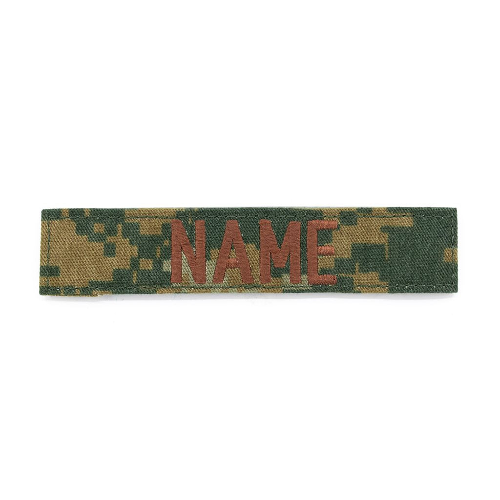 Parche identificador con nombre personalizado, Velcro ACU digital para uniforme