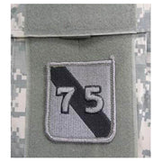 Parche textil 75th Infantry Division con velcro, aprox. 6,5 x 7,5 cm