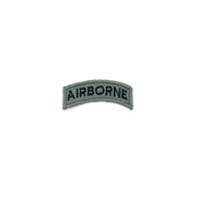 Parche AIRBORNE curvo 6 x 2,5 cm con velcro en la parte posterior