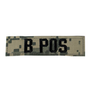 Parche grupo sanguíneo B velcro ACU Digital rip-stop 10x2,5 cm