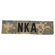 Parche NKA VELCRO ACU Digital - No Known Allergies