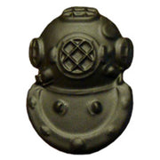 Insignia US Diver 2nd Class negra de metal mate, fabricada en EE. UU.