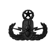 Insignia US Explosive Ordnance Disposal Master en metal negro mate