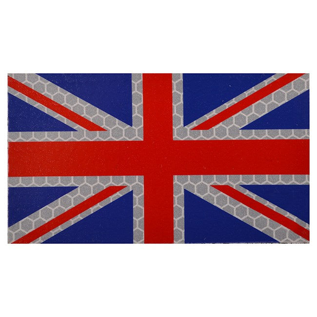 Parche IFF IR bandera GB con velcro en color, aprox. 9 x 5 cm, visible en espectro IR