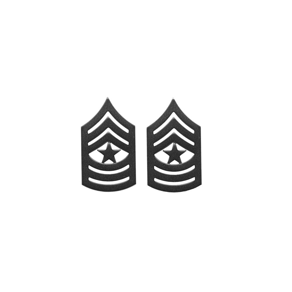 Insignia de rango SgtMaj.MC negra