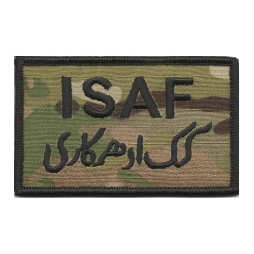 Parche ISAF con velcro aprox. 8,5 x 5 cm