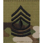 Parche First Sergeant E-8 OCP velcro rip-stop 5x5 cm certificado US Army