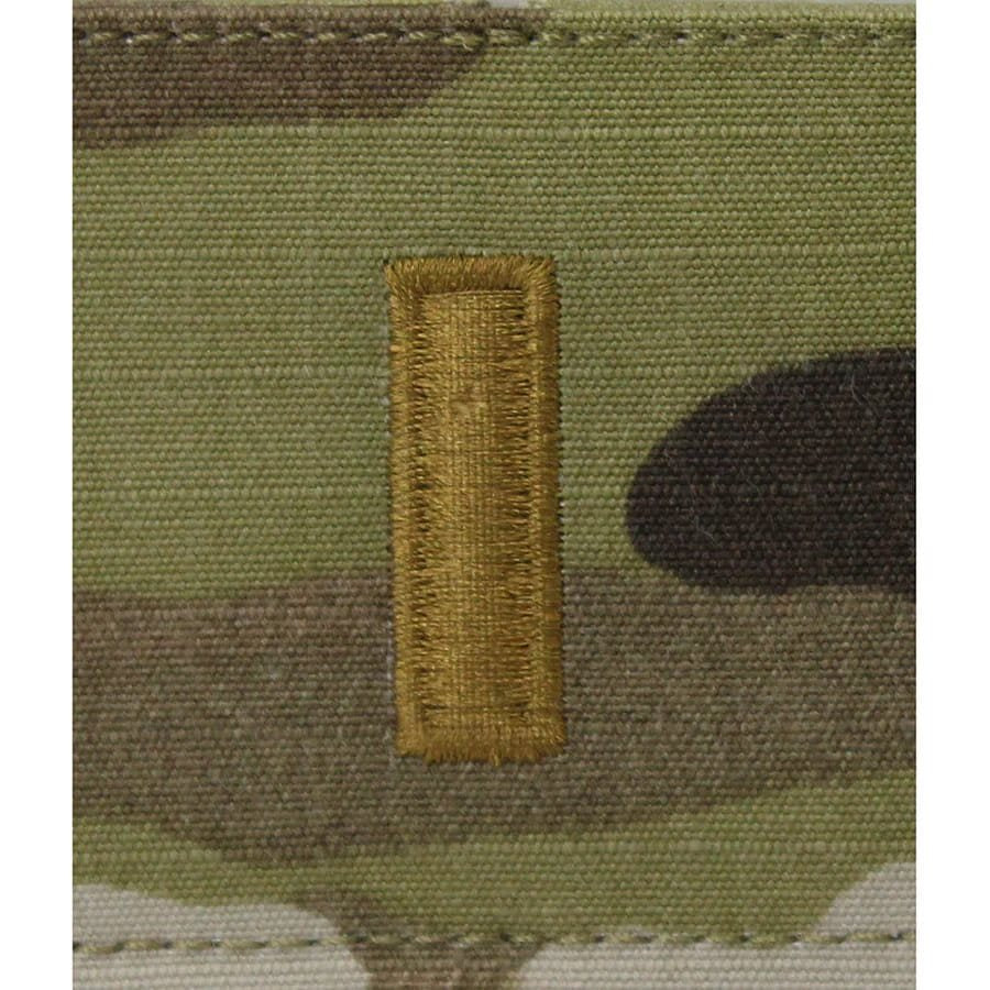Parche de rango 2nd Lieutenant O-1 OCP® con velcro, rip-stop, aprox. 5x5 cm