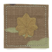Parche de rango Major O-4 con velcro, camuflaje OCP, rip-stop, aprox. 5x5 cm