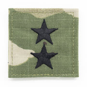 Parche de rango Major General O-8 con velcro en camuflaje OCP, rip-stop, aprox. 5x5 cm