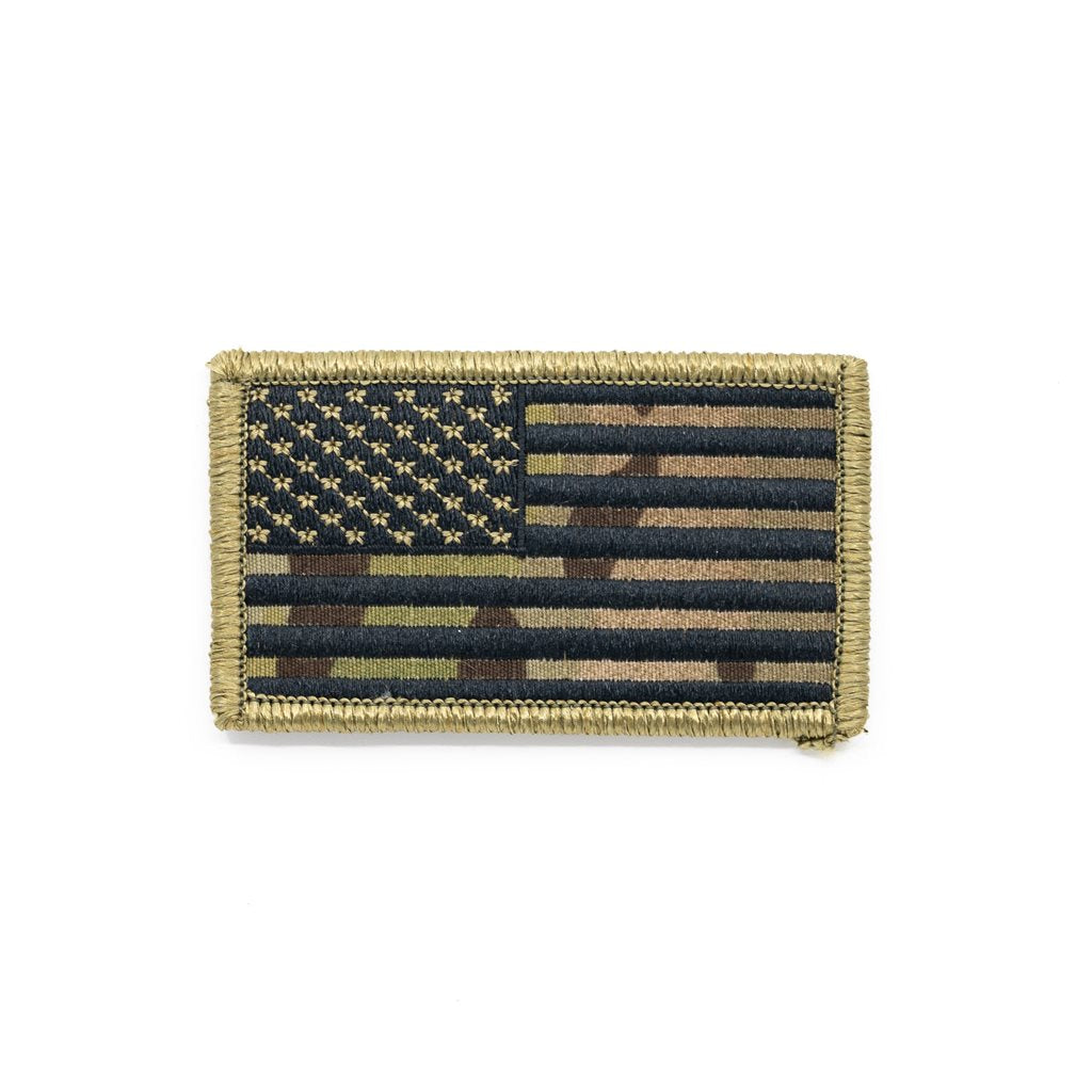 Parche velcro con bandera de Estados Unidos en patrón OCP, aprox. 8 x 4,8 cm