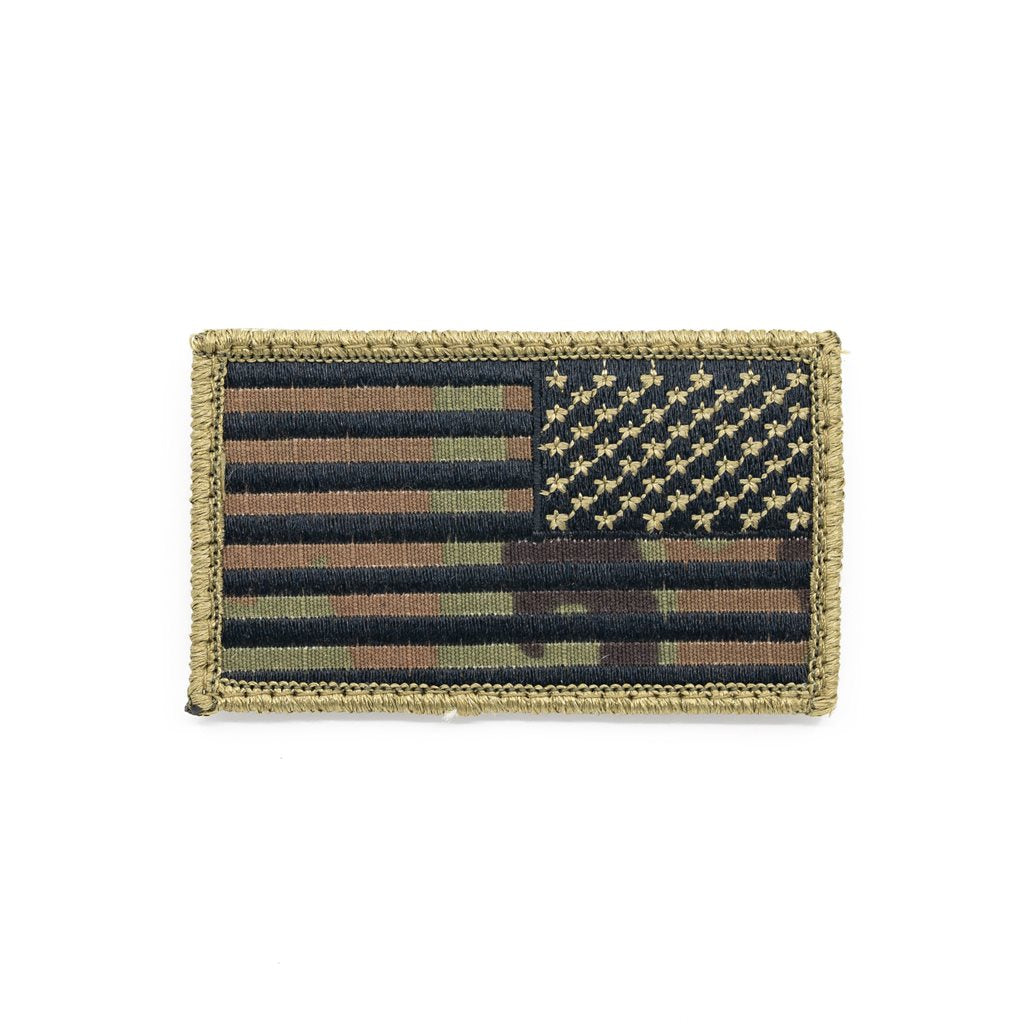 Parche bandera USA en patrón OCP con reverso de velcro, 8 x 4,8 cm