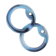 Silenciadores de silicona Sky Blue Camo para placas identificativas tipo US, pack de 2 unidades
