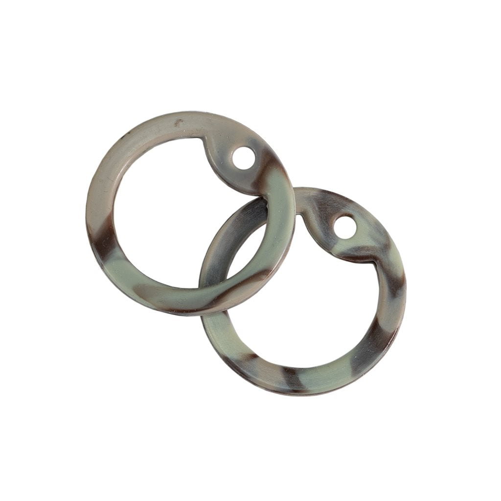Silenciadores de silicona Desert Camo para placas identificativas (pack de 2)