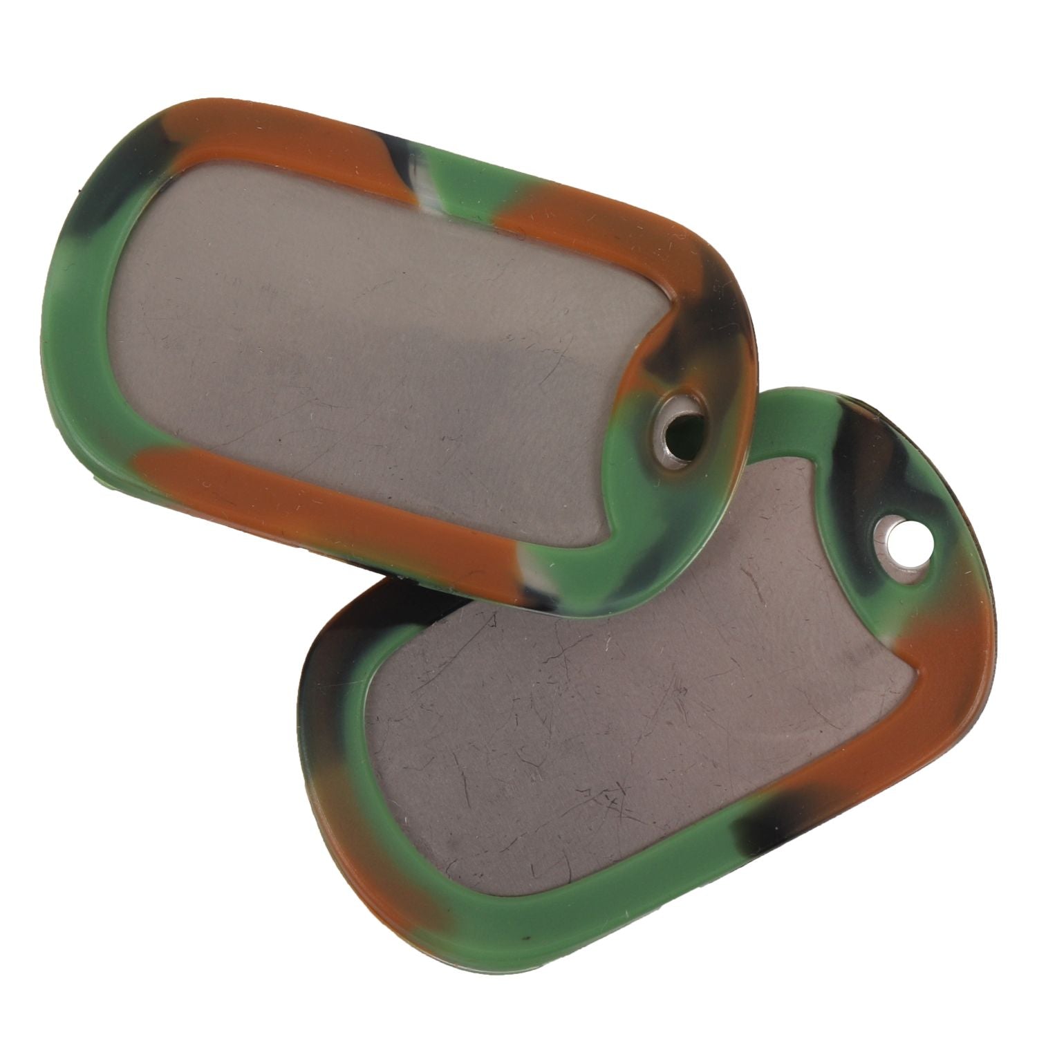 Tapones de silicona Woodland para chapas identificativas US - pack de 2