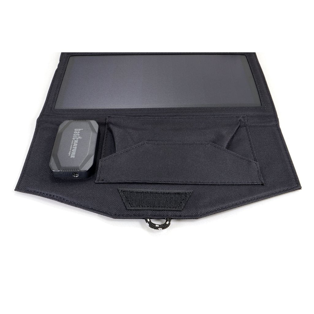 Panel solar plegable OFFROAD 3 piezas 21 W para carga por USB, 12V y 18V