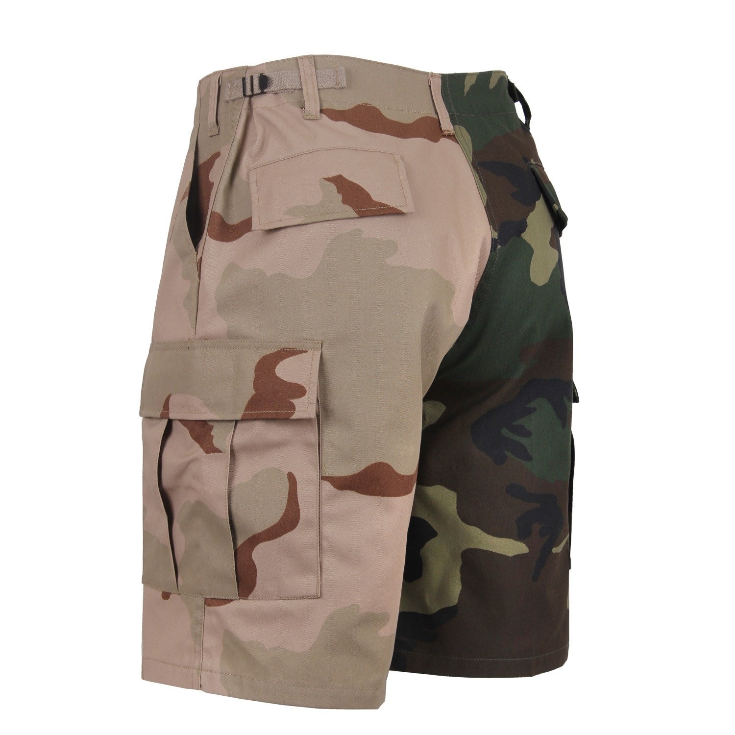 Shorts BDU bicolor WOODLAND/3-COL DEERT CAMO