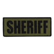 Parche SHERIFF negro 12,7 x 5 cm