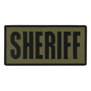 Parche SHERIFF negro 15,2 x 7,6 cm