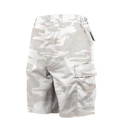 Pantalones cortos BDU White Camo de Rothco, camuflaje blanco