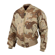 Chaqueta Bomber US MA-1 vista frontal con cierre de latón y bolsillos