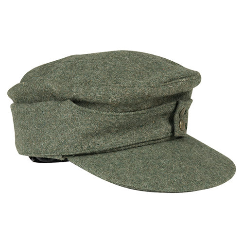 Gorra M43 WH reproducción gris verdoso (vista frontal)