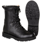 Botas BW Model 2000 negras de cuero con suela de goma antistática