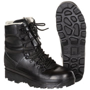 Botas BW montaña negras réplica Bundeswehr en cuero con forro Breathtex y suela de goma