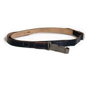 Correa de sujeción WH para cantimplora, cuero negro (repro)