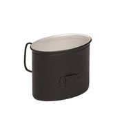 Boquilla réplica para cantimplora Wehrmacht aluminio gris con asas plegables