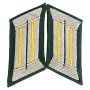 Réplica distintivos de cuello de oficiales Wehrmacht en amarillo (par)