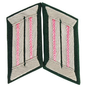 Insignias de cuello de oficial Wehrmacht rosa (par) - reproducción histórica