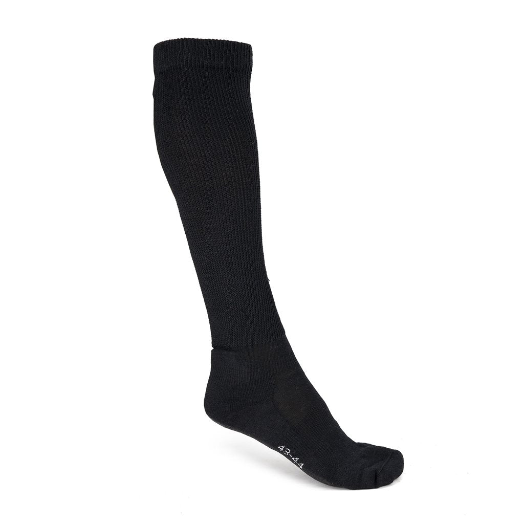 Calcetines hasta la rodilla Safety Masters BW negros - material termico que evacua el sudor y aporta aislamiento