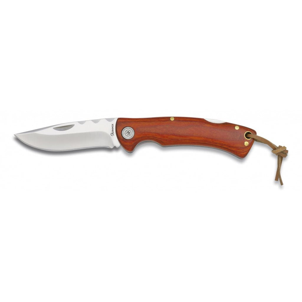 Navaja plegable MIKARTA 8 con hoja lisa de 8 cm y empuñadura de Micarta