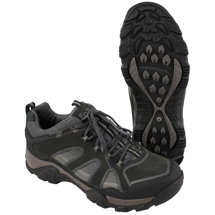 MOUNTAIN LOW: zapatos trekking bajos grises, transpirables y ligeros, interior acolchado, suela de goma