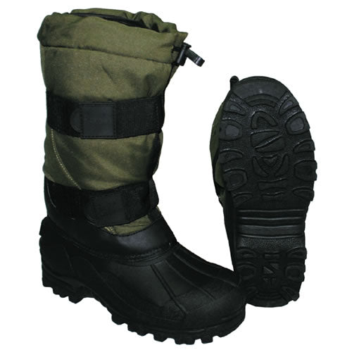 Botas FOX 40C verdes para nieve con suela de goma antideslizante y plantilla extraíble