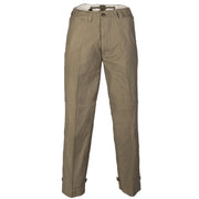 Pantalones de campaña US M43 réplica verdes con ajuste lateral y bolsillos