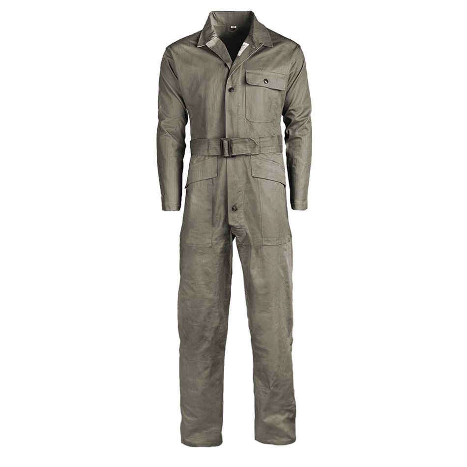 Mono US HBT réplica verde olivo, coverall 100% algodón