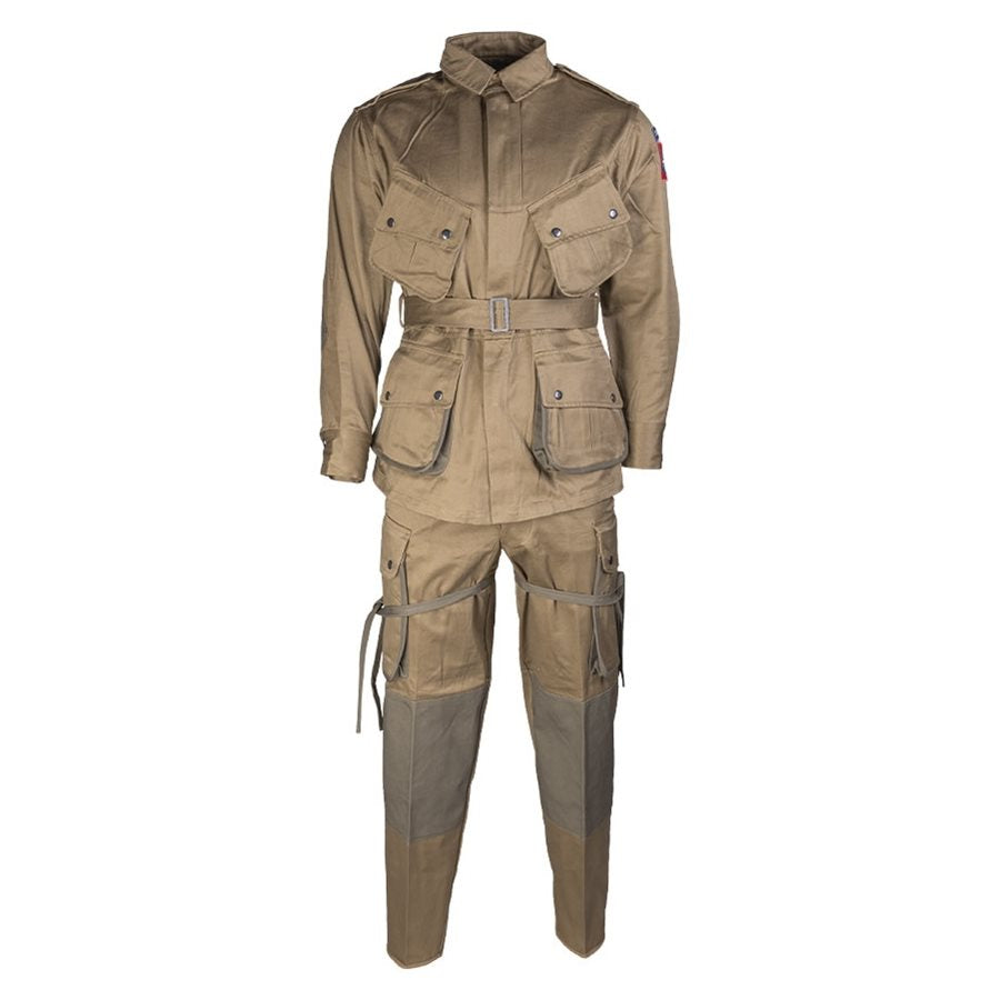 Chaqueta réplica US M42 paracaidista con codos reforzados y 4 bolsillos