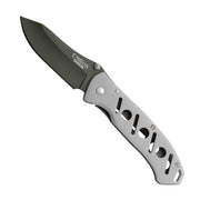 Navaja plegable WIDE BLADE, hoja lisa 83 mm, acero japonés AUS-8, mango aluminio