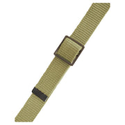 Cinturón US M1942 khaki reproducción 125 cm, algodón y hebilla metálica