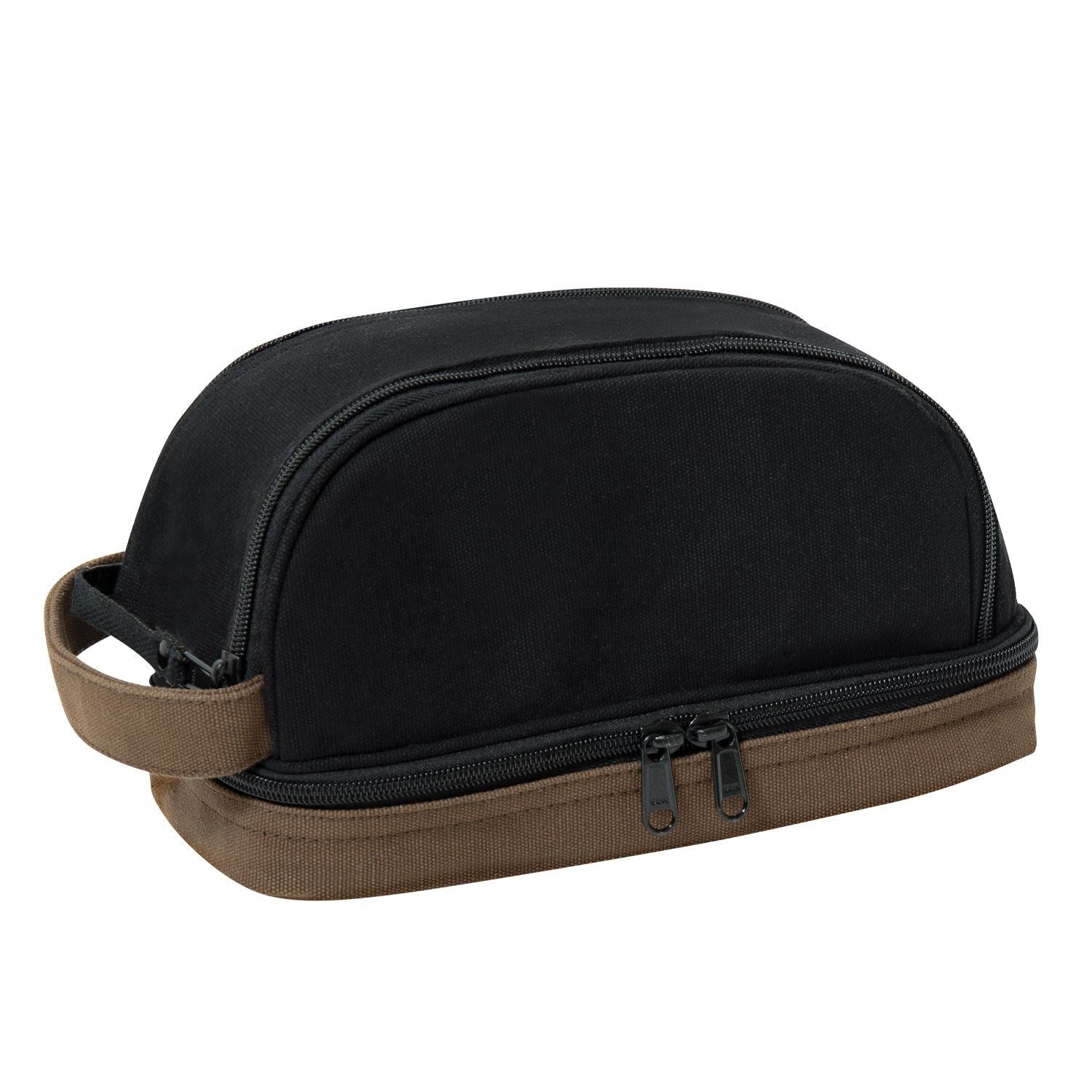 Bolsa Deluxe Travel Kit negra para artículos de aseo ROTHCO