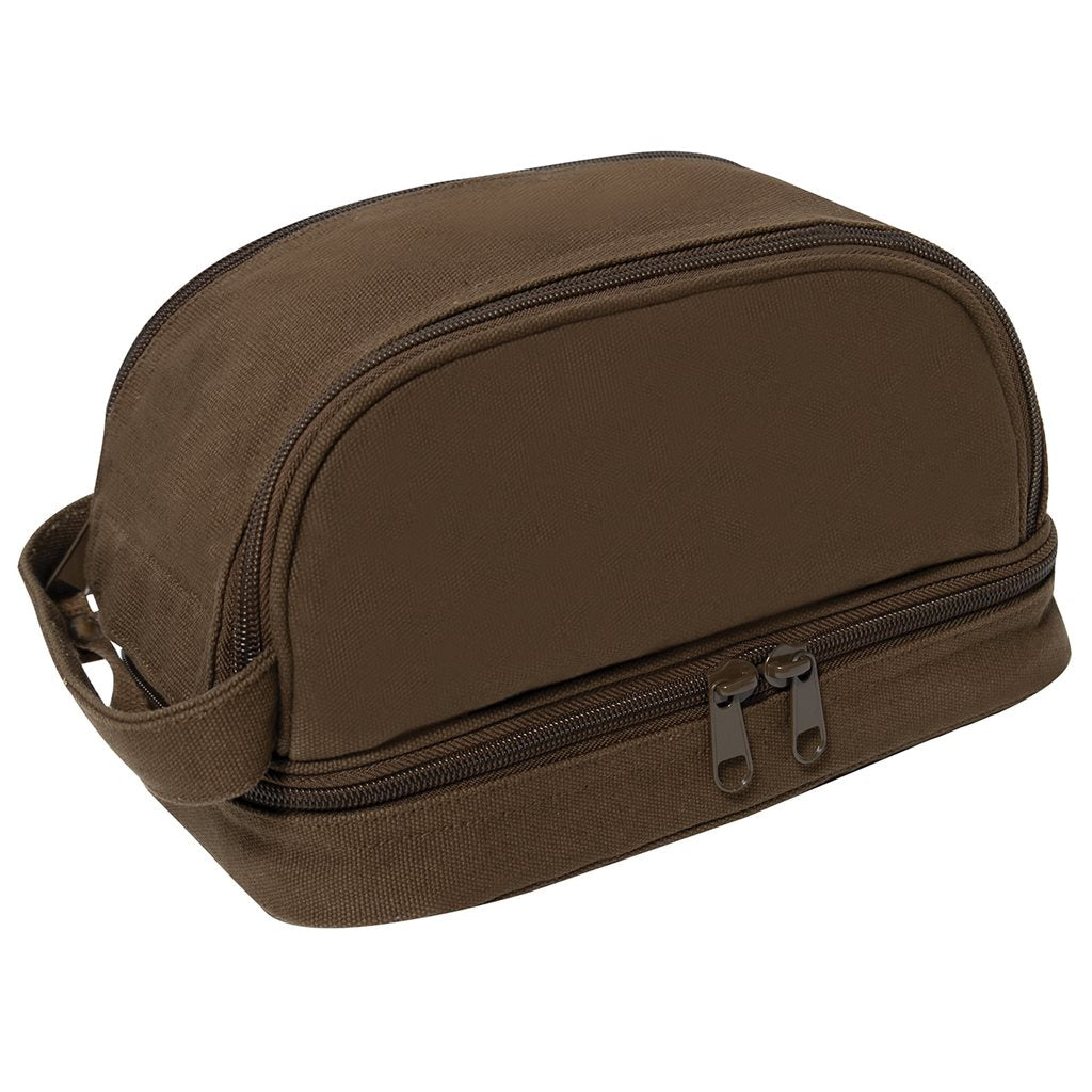 Bolsa Deluxe Travel Kit negra para artículos de aseo ROTHCO