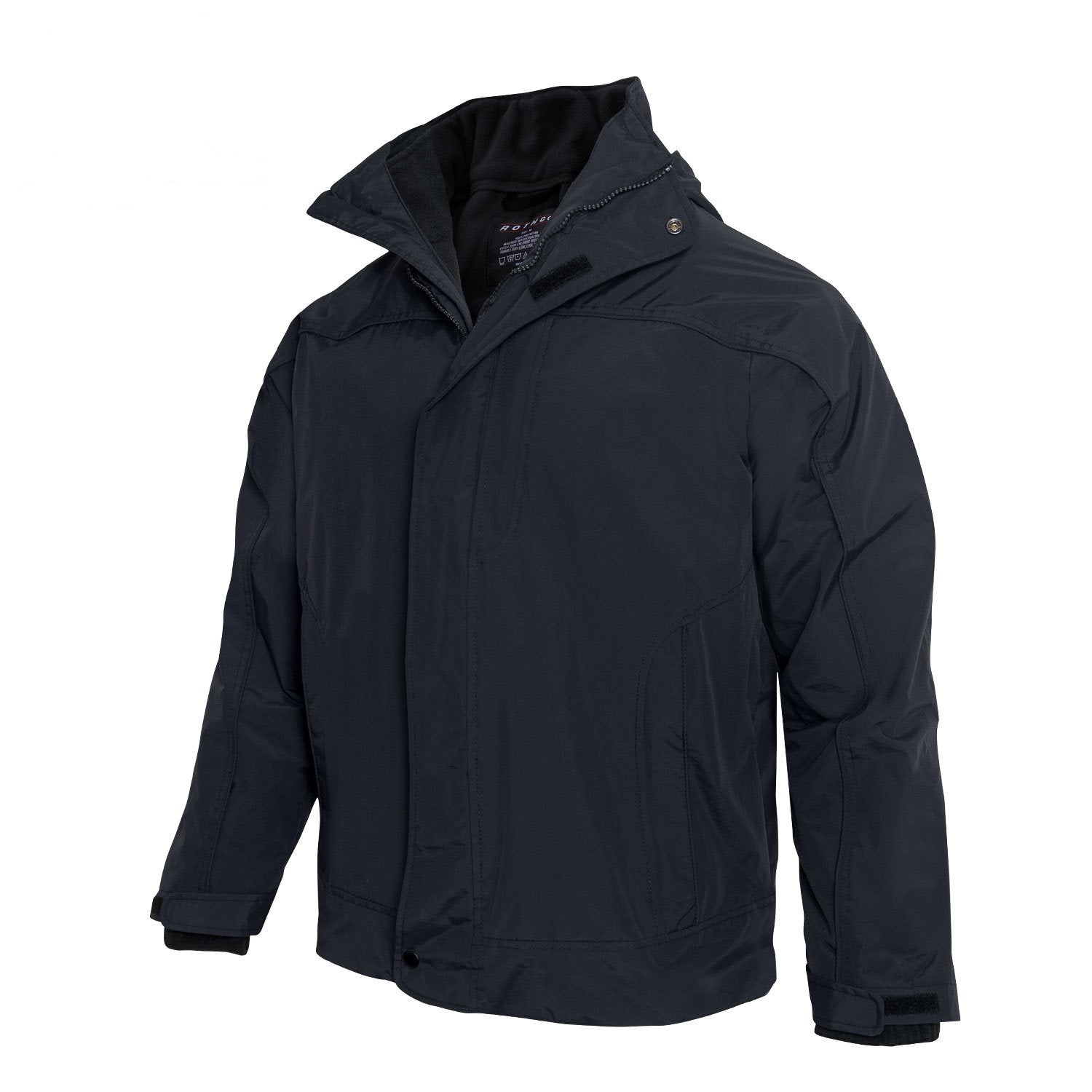 Chaqueta A WEATHER 3 en 1 MIDNIGHT, impermeable, con forro extraíble y capucha oculta en el cuello
